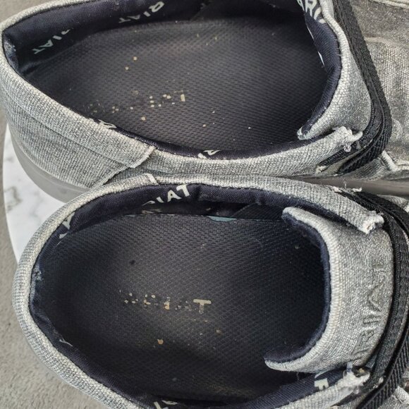 Ariat Shoes Mens 7 Hilo Stretch Gray Loafer Canvas Fabric Casual Slip-On - Picture 8 of 9